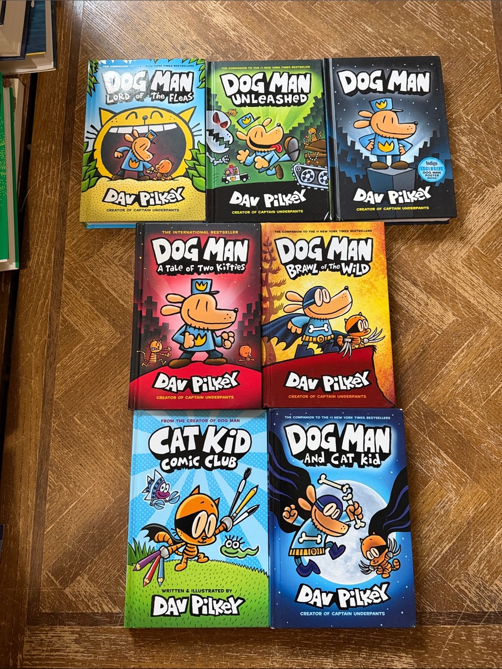 Dog Man & Cat Kid Books by Dav Pilkey